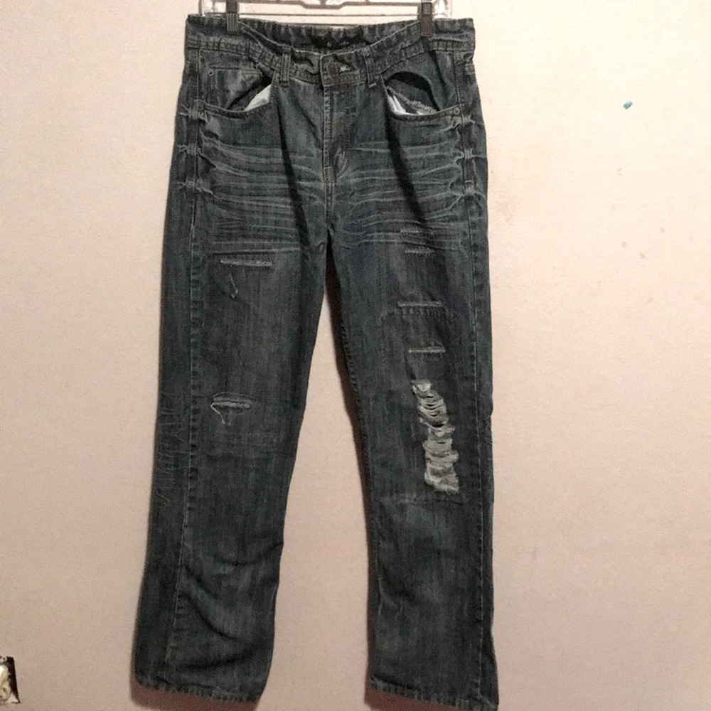 Ripped Blue Jeans